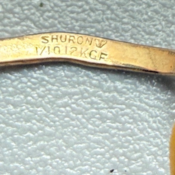 Vintage Gold Filled Wire Eyeglass Parts Case Shuron Durex 1/10 12K Replacement - Picture 7 of 16